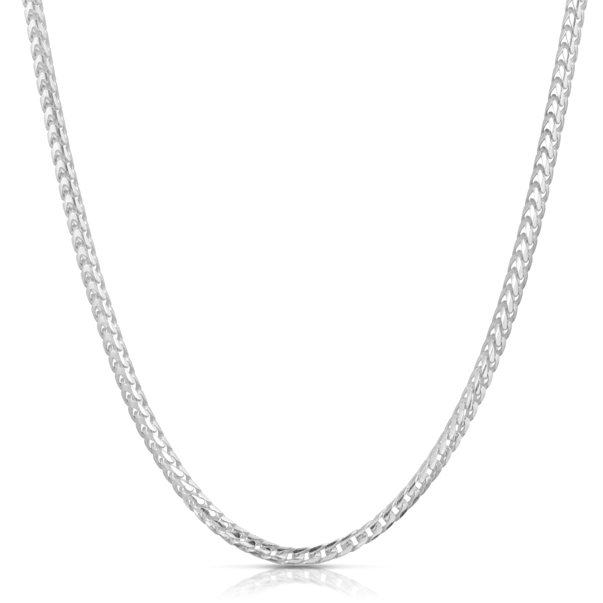 Sterling Silver Thin Franco Chain 