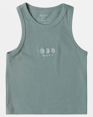 Roxy | Girls 4-16 Daisy Chain Ribbed Tank Top - Pro Wake Surf Shop