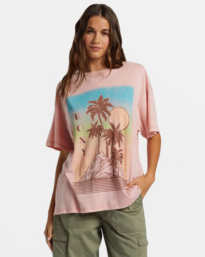 Roxy | Palm Springs Oversized T-Shirt - Mauve Glow - Pro Wake Surf Shop
