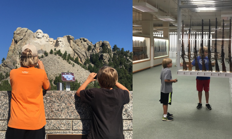 Mount Rushmore and Cody Wyoming