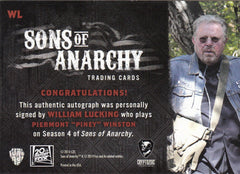 2015 Sons of Anarchy Seasons 4-5 Autographs #WL - William Lucking as Piermont "Piney" Winston | Eastridge Sports Cards