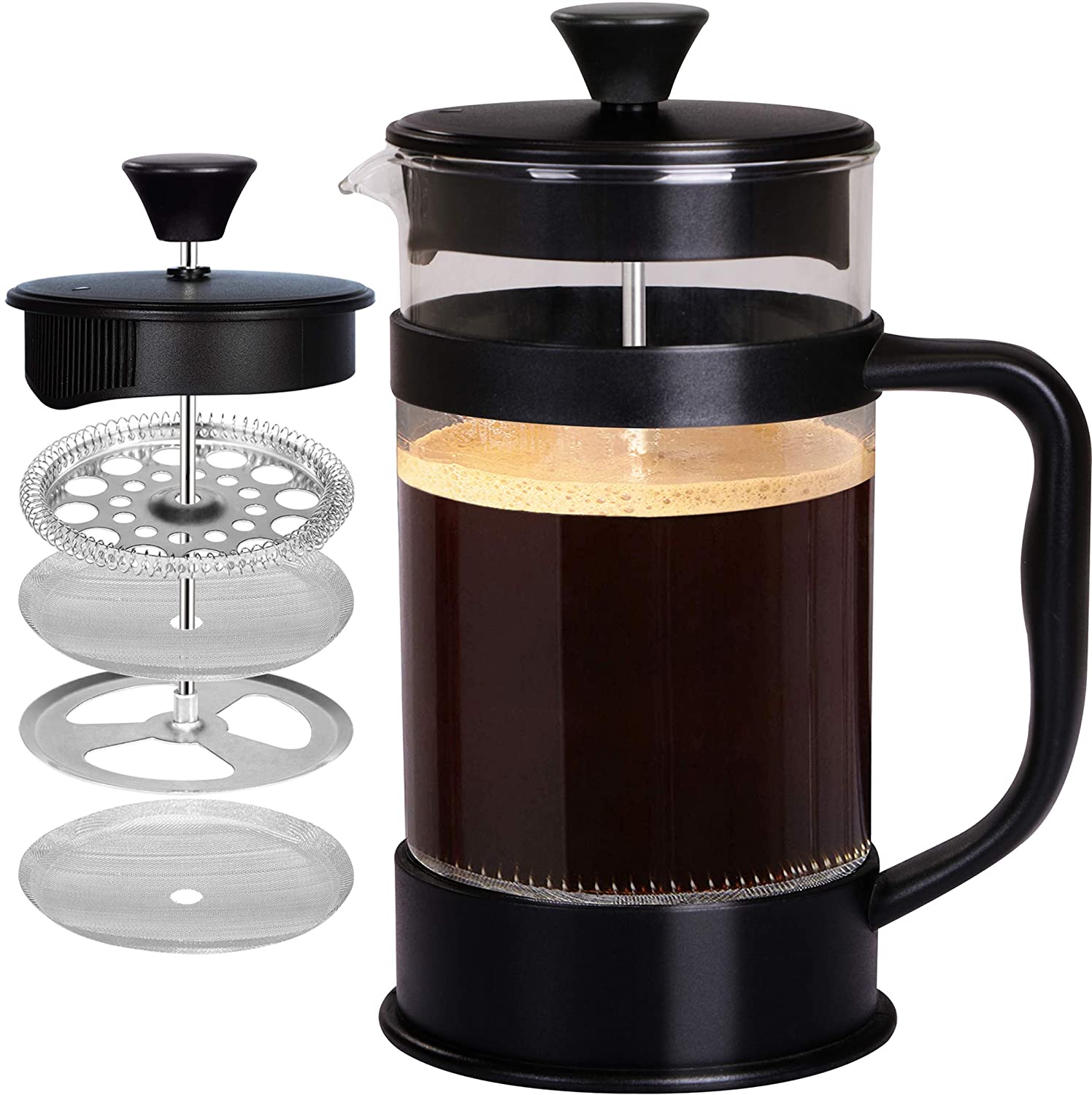 Oxford 1000 ml French Press Coffee and Tea Maker