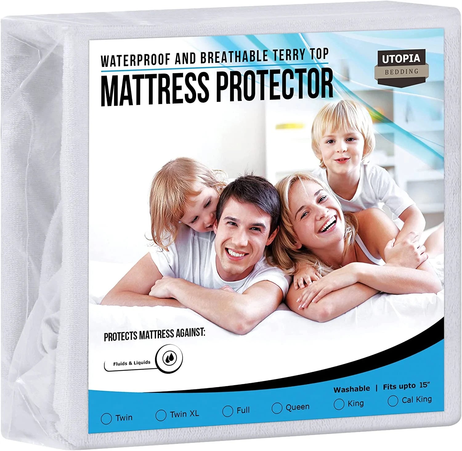 Utopia Bedding  Bamboo Waterproof Breathable Mattress Protector – Utopia  Deals