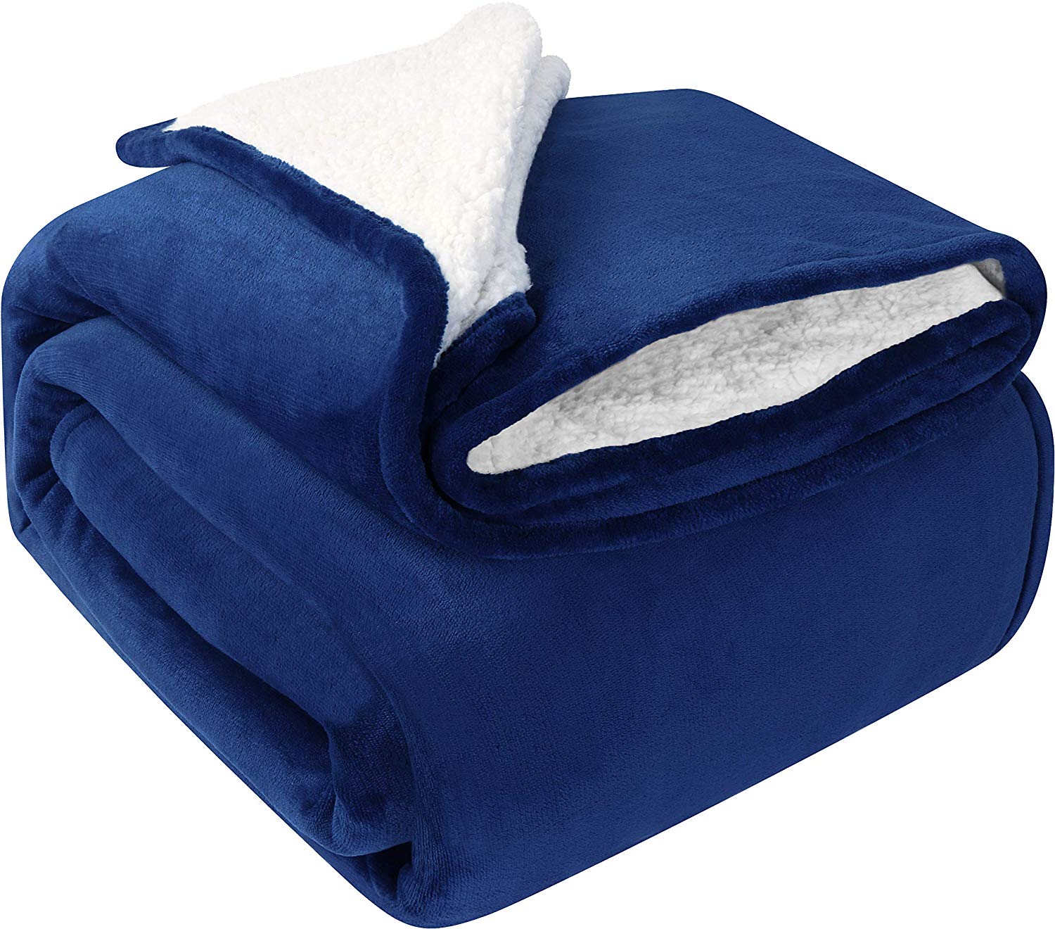 Utopia Bedding Sherpa Bed Blanket Full Size Grey 480GSM Plush
