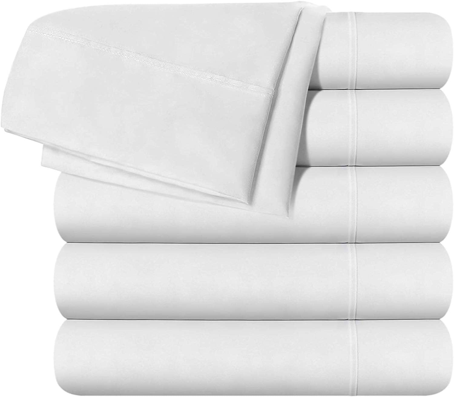 Utopia Bedding Full Bed Sheets Set - 4 Piece Bedding - Brushed Microfiber -  Shrinkage and Fade Resistant - Easy Care (Full, White)