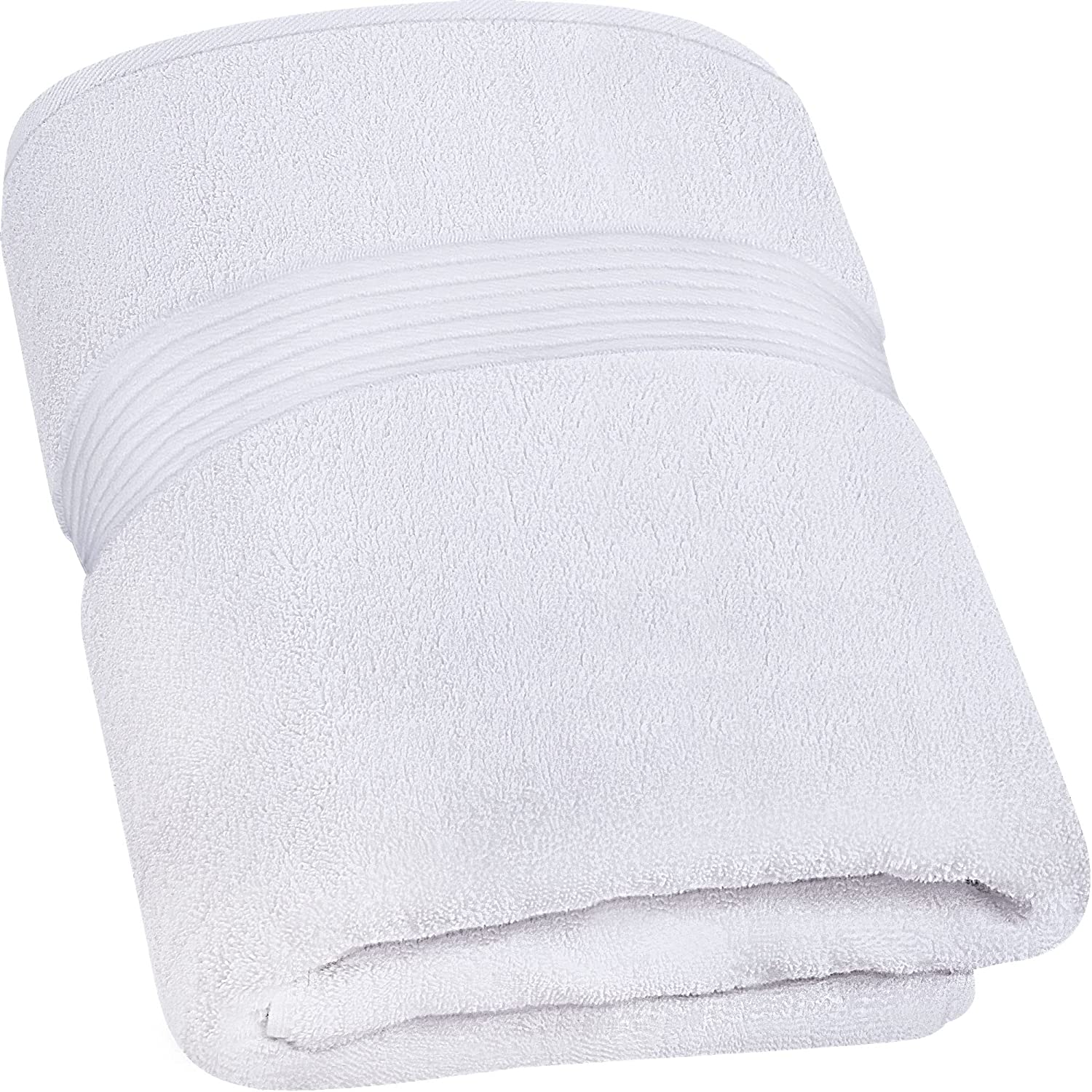 Crisp White - Jumbo Bath Towel 40 x 90 – Plus Plush Towels