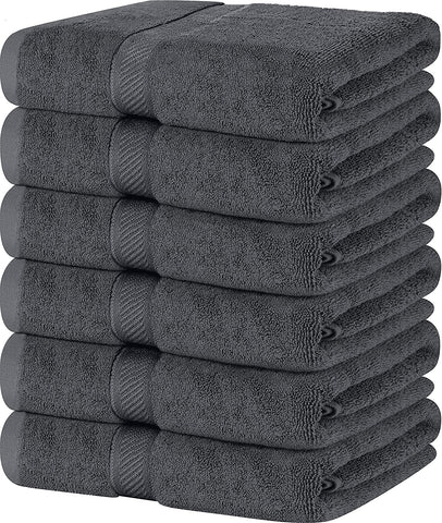 Utopia Towels Beige Towel Set 8 Piece, 2 Bath Towels, 2 Hand Towels, and 4  Washc