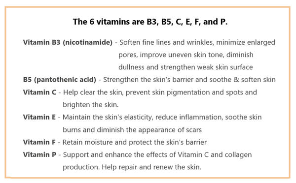 6 vitamins