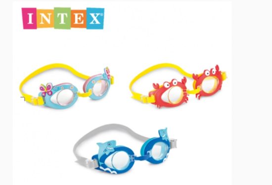 משקפי שחייה חיות לילדים INTEX 55610