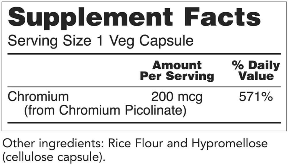 chromium picolinate benefits for skin