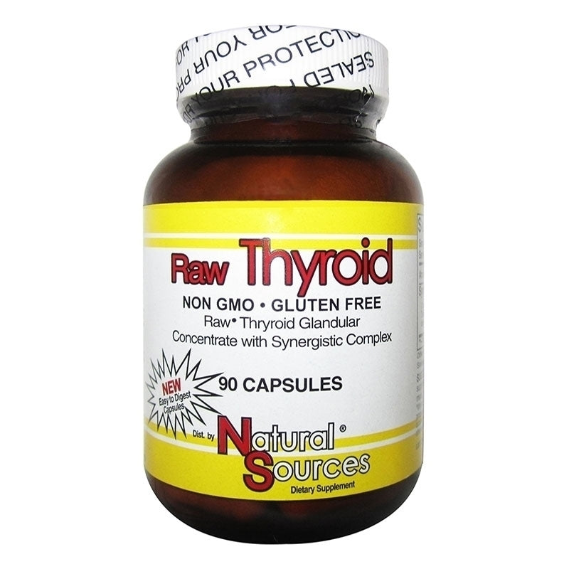 Image of Natural Sources Raw Thyroid (90 capsules)