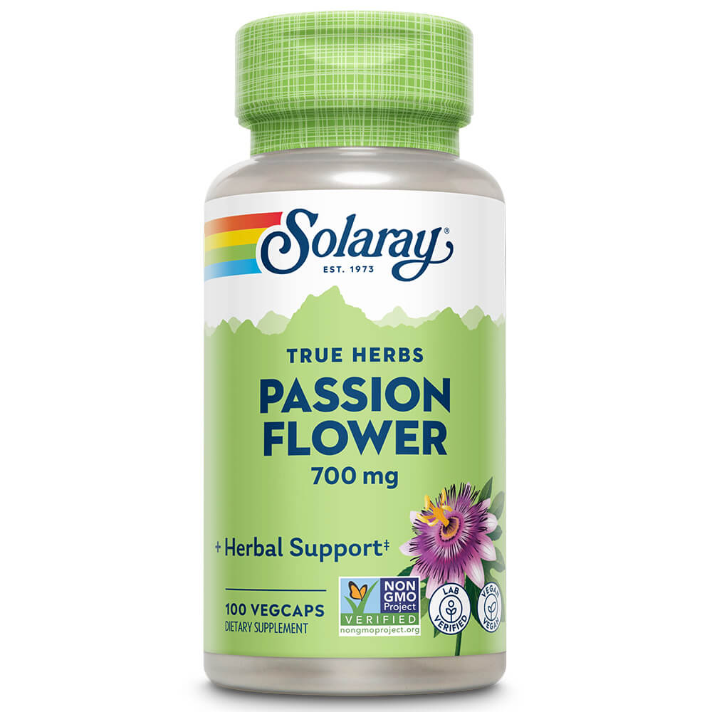 Image of Solaray Passion Flower, Aerial (100 capsules)
