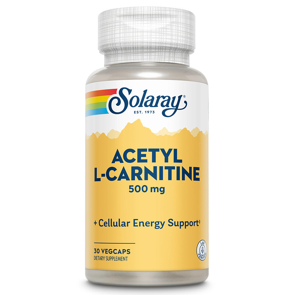 Image of Solaray Acetyl L-Carnitine 500mg (30 capsules)