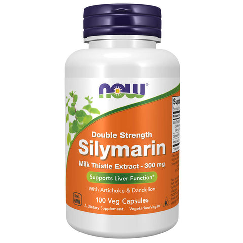NOW Silymarin Milk Thistle Extract, Double Strength 300mg (100 capsules)