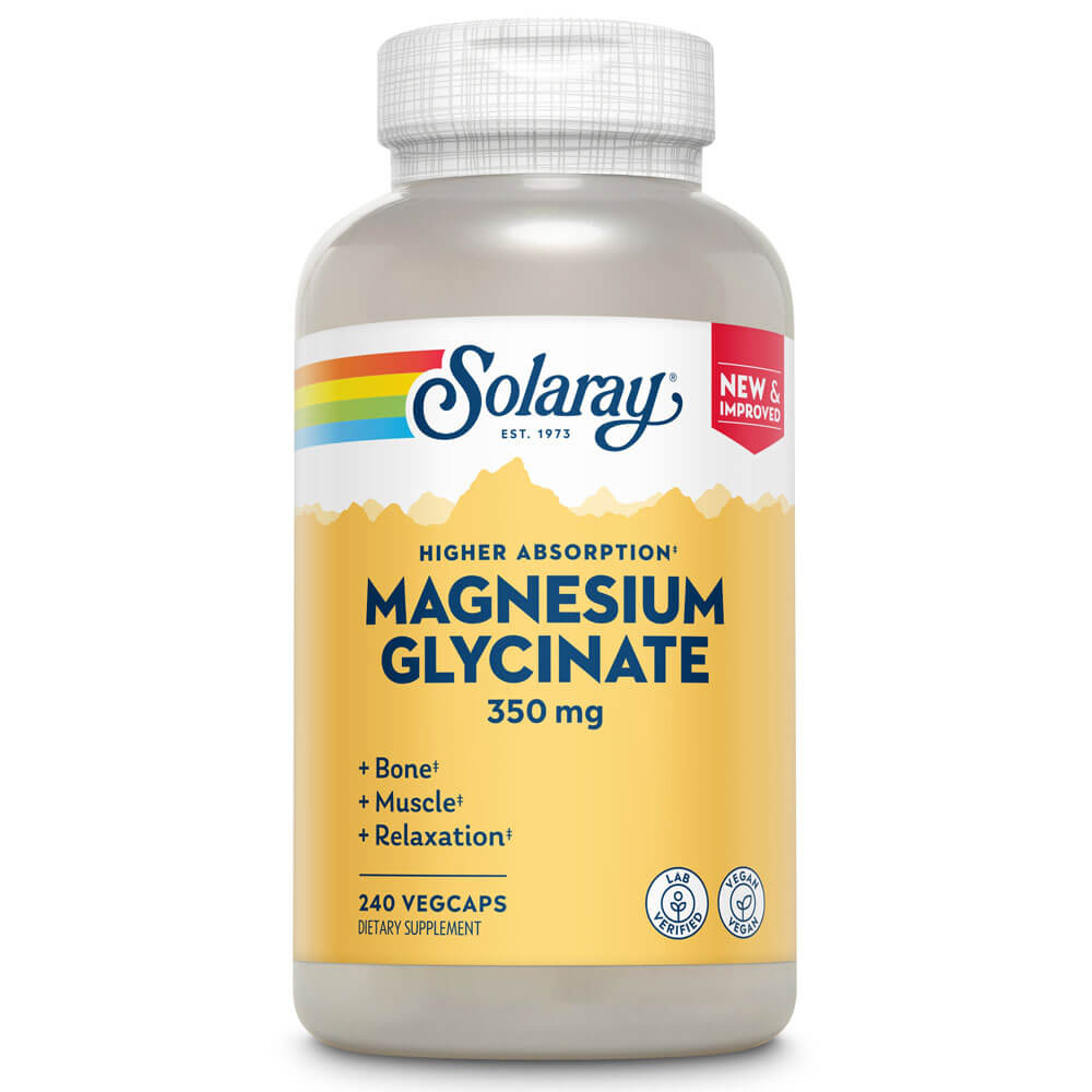 Image of Solaray Magnesium Glycinate 350mg (240 capsules)
