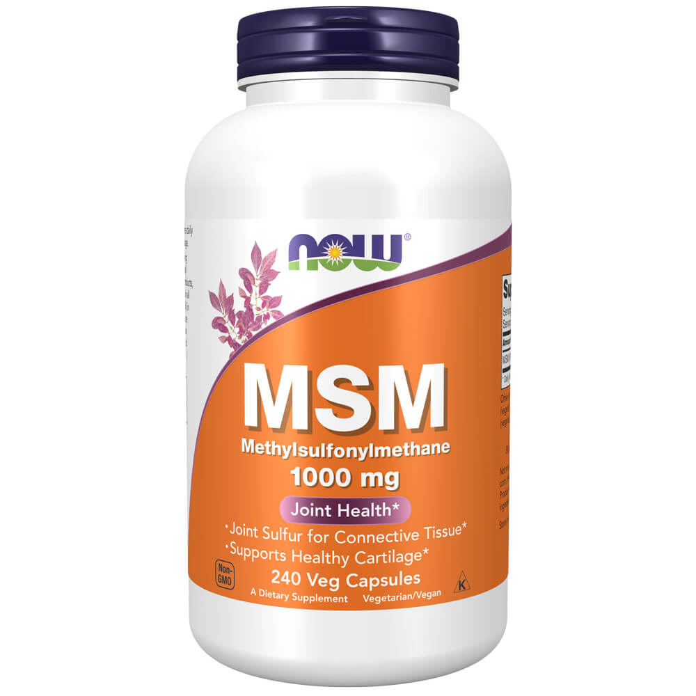 Image of NOW MSM 1000mg (240 veg capsules)