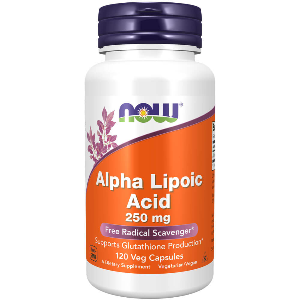 Image of NOW Alpha Lipoic Acid 250mg (120 capsules)