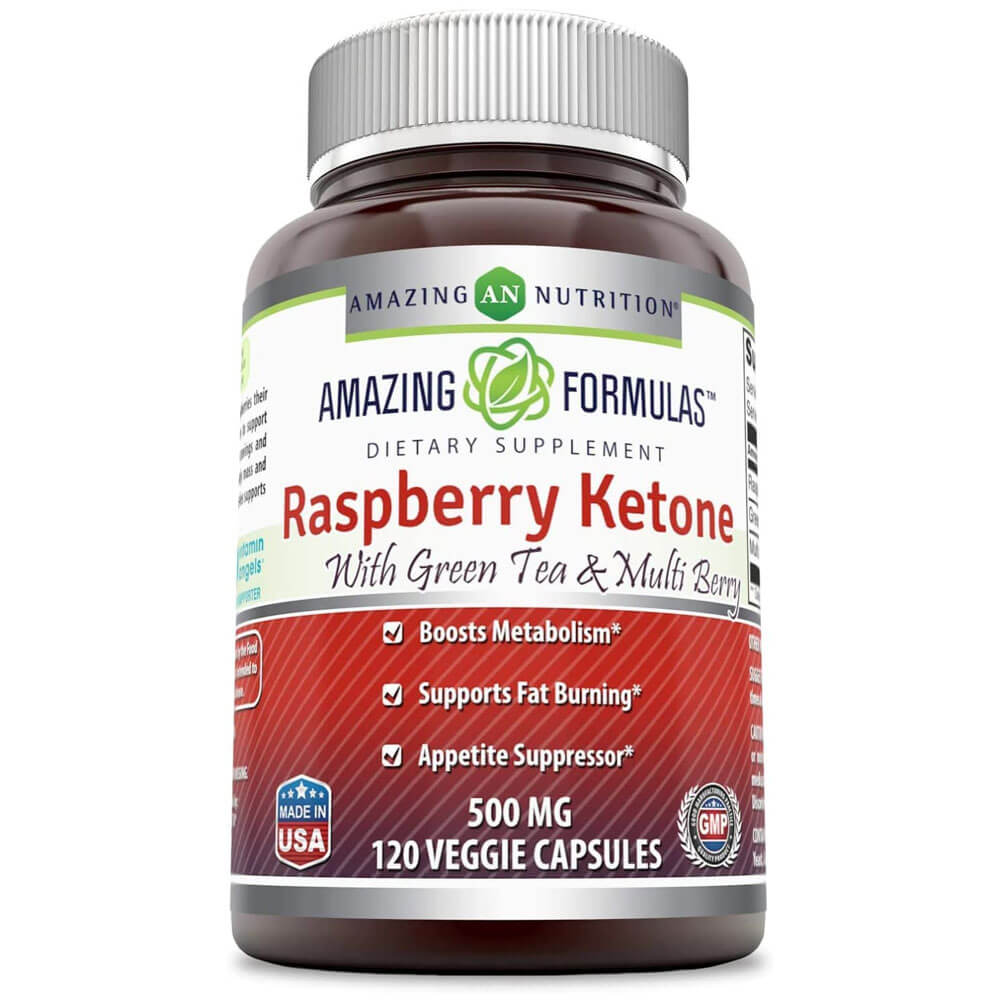 Image of Amazing Nutrition Amazing Formulas Raspberry Ketone 500mg (120 capsules)