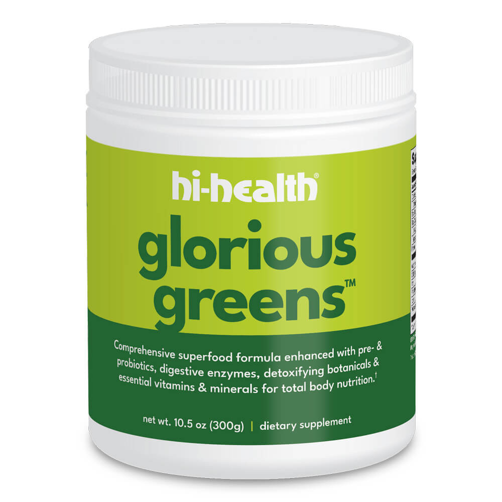 Image of Hi-Health Glorious Greens Superfood Blend (10.5 oz)