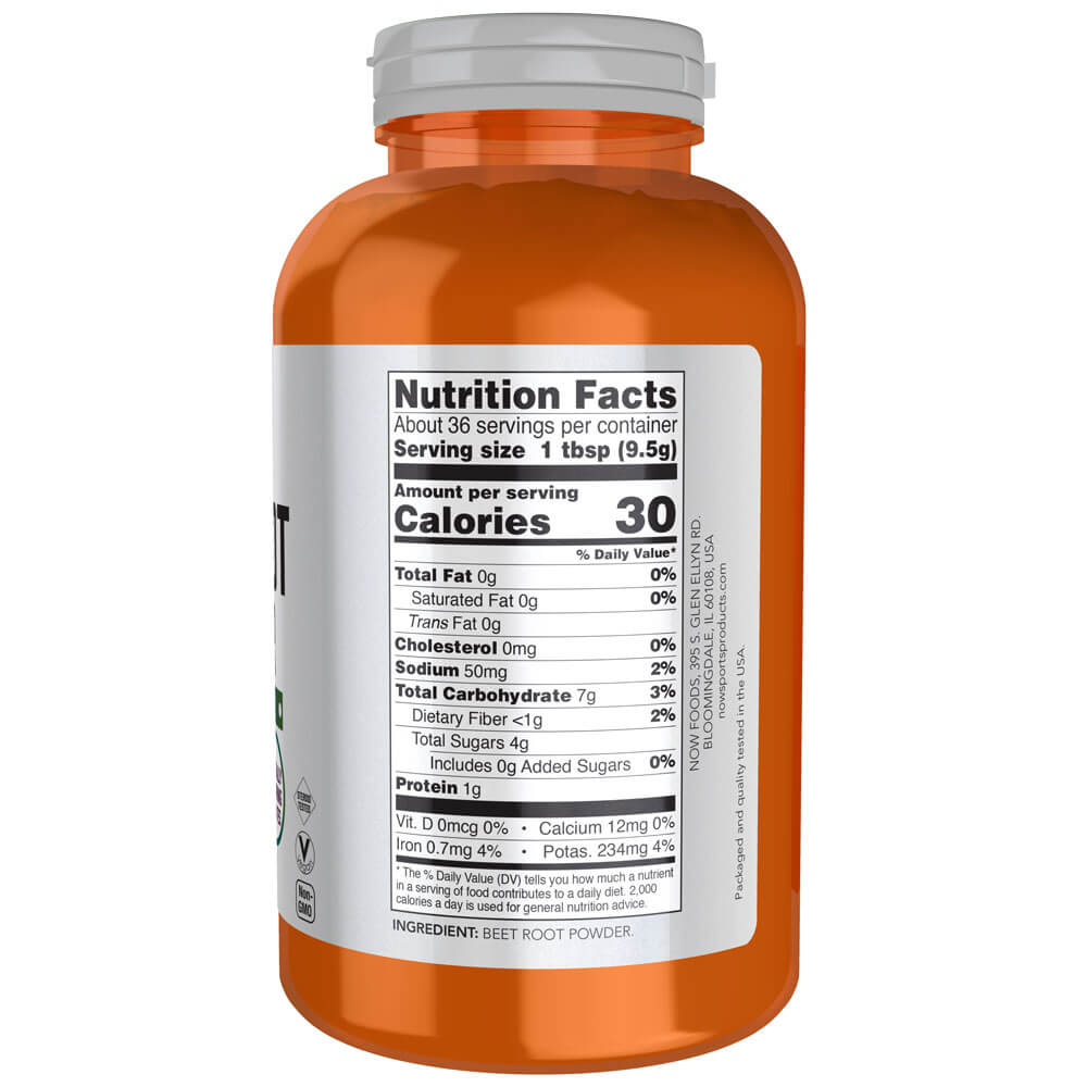 Ingredients and nutritional facts