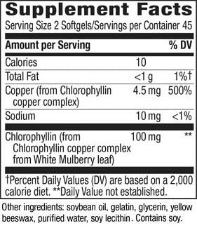 Ingredients and nutritional facts