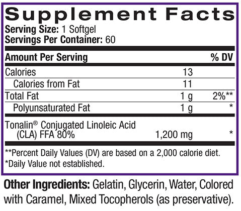 Ingredients and nutritional facts