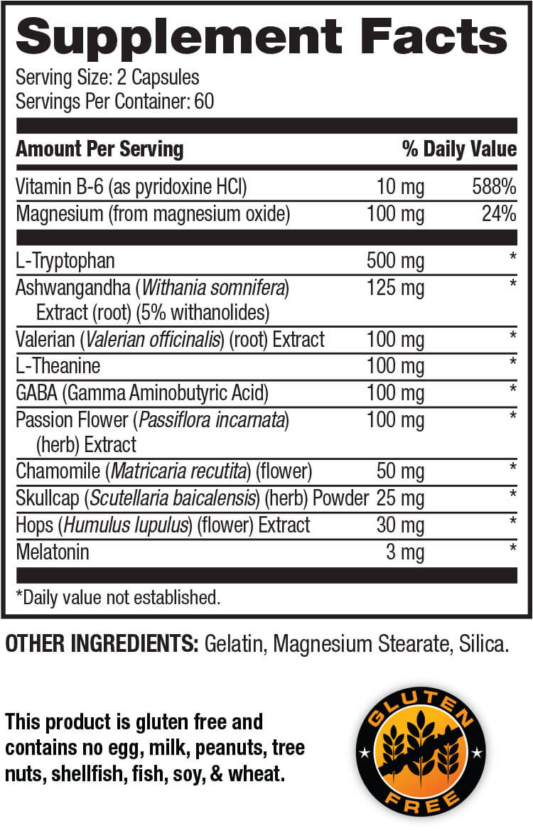 Ingredients and nutritional facts