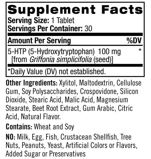 Ingredients and nutritional facts