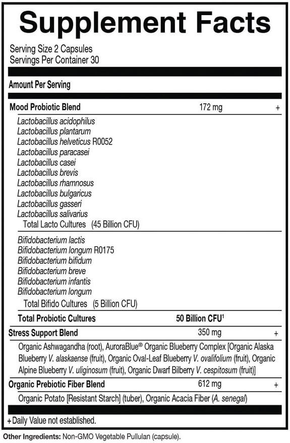 Ingredients and nutritional facts