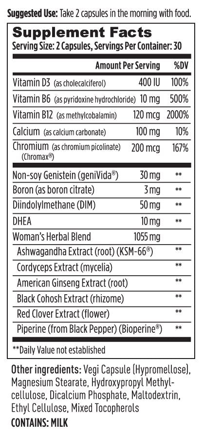 Ingredients and nutritional facts