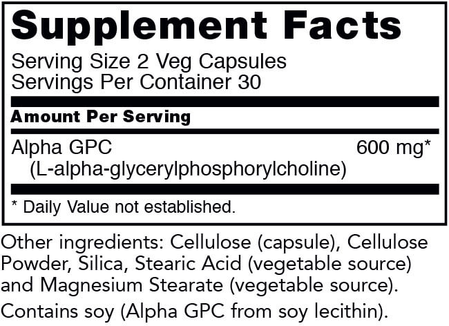 Ingredients and nutritional facts