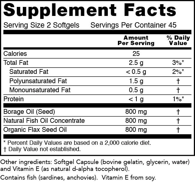 Ingredients and nutritional facts