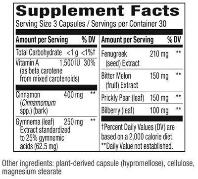 Ingredients and nutritional facts