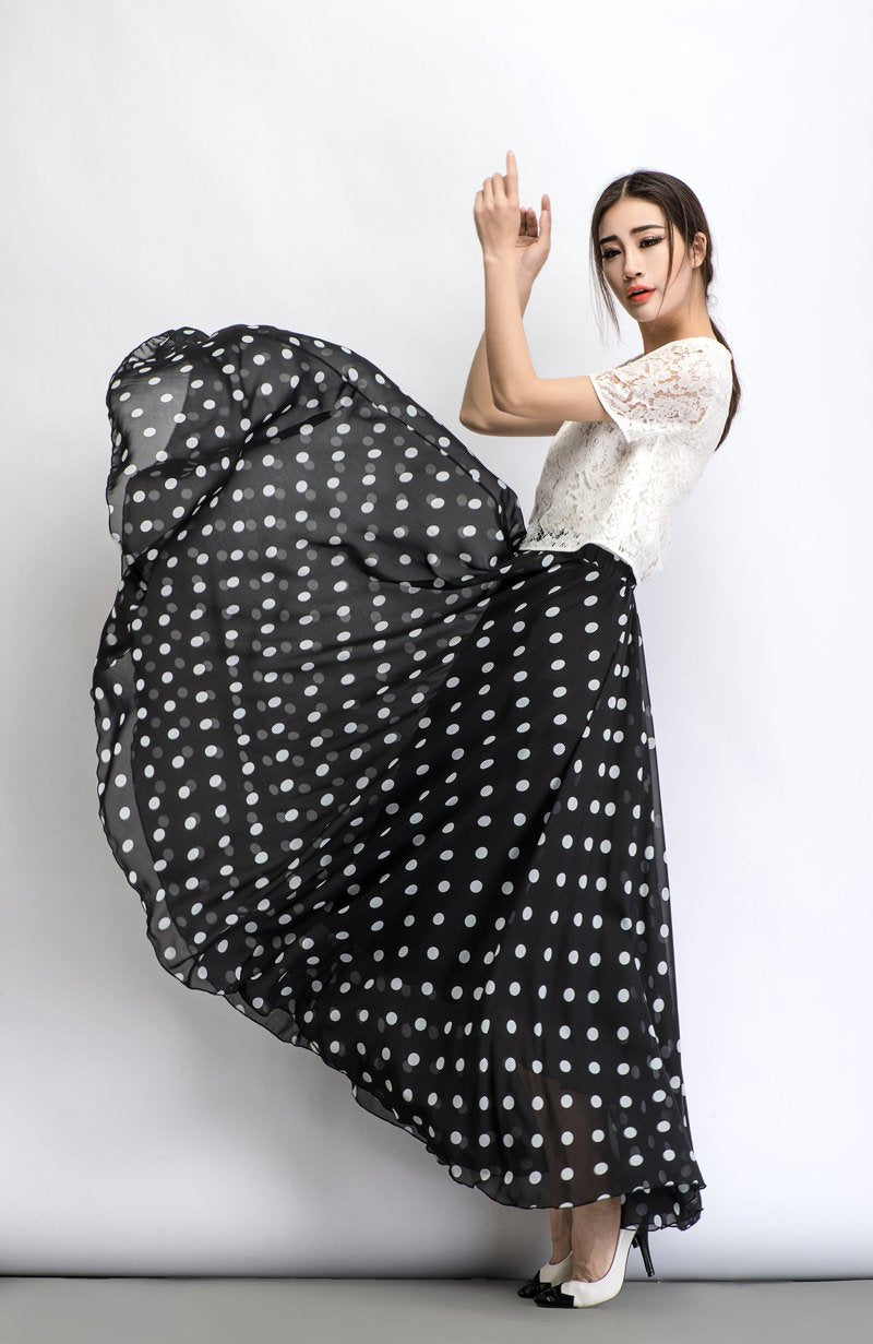 black chiffon skirt uk