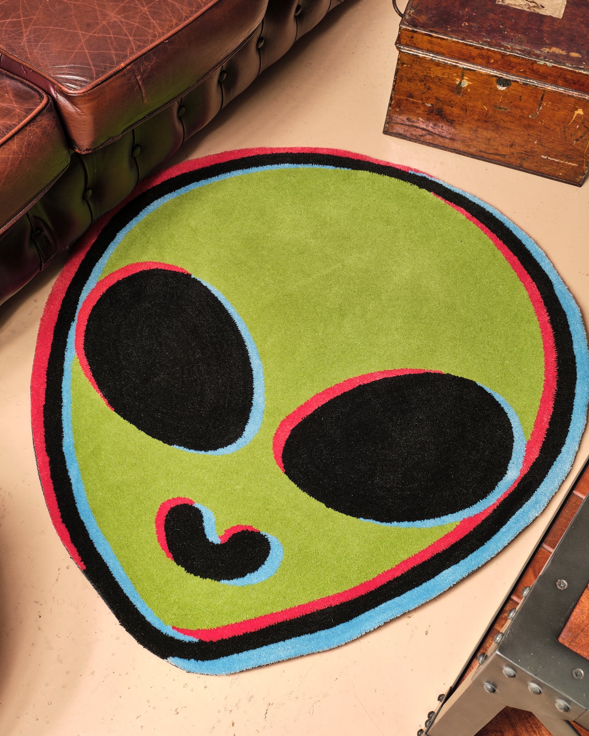 Alien Head Rug