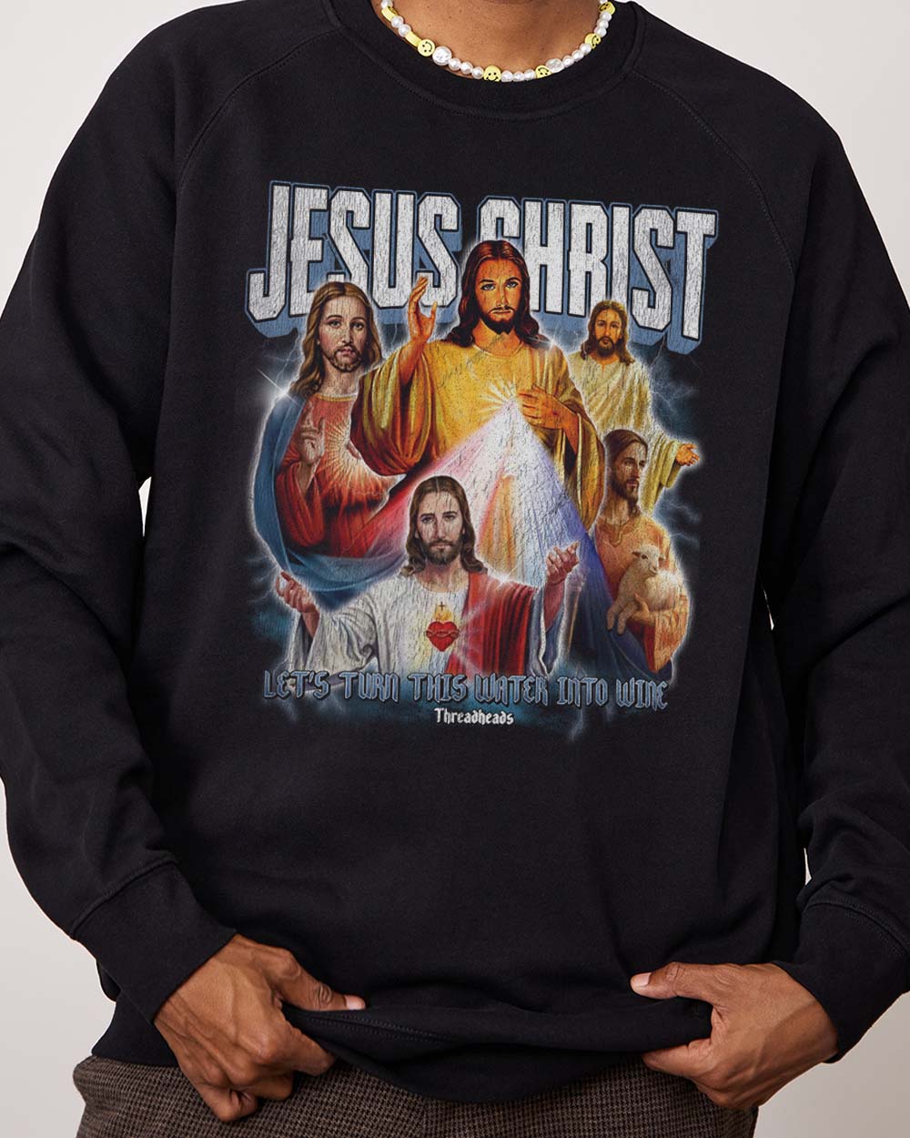 Jesus Christ Jumper Australia Online #colour_black