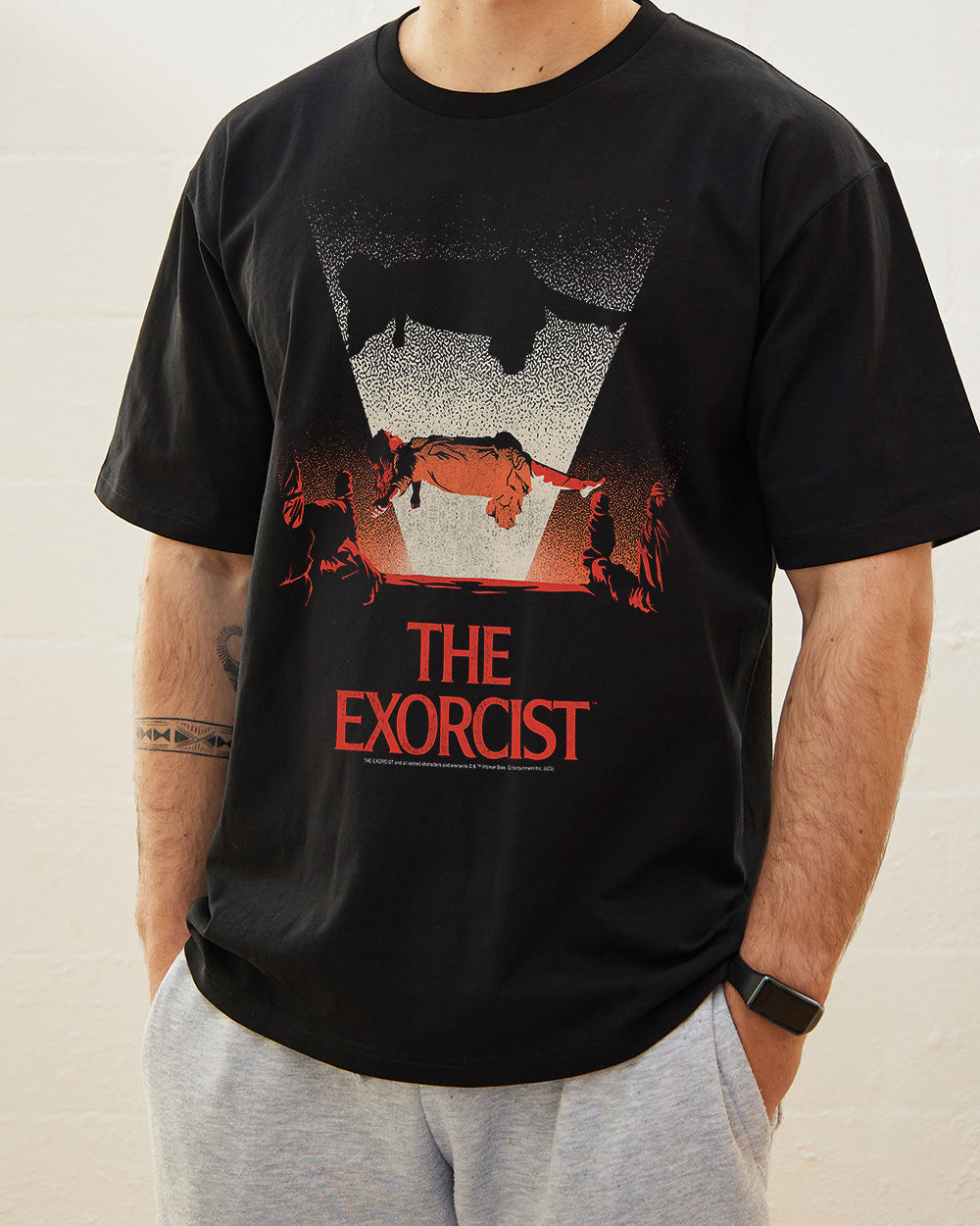 Retro Exorcist T-Shirt Australia Online Black