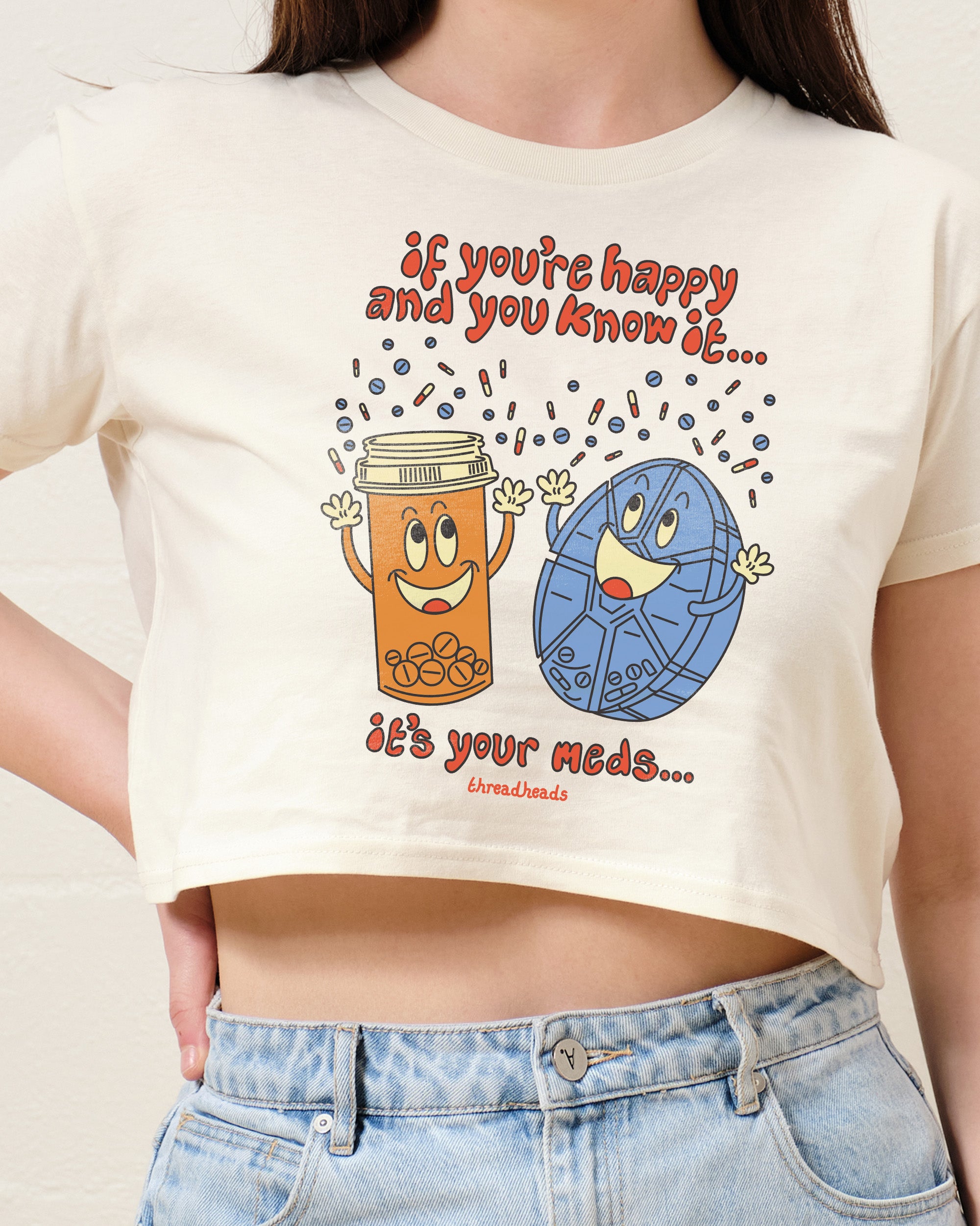 It's Your Meds Crop Tee Australia Online