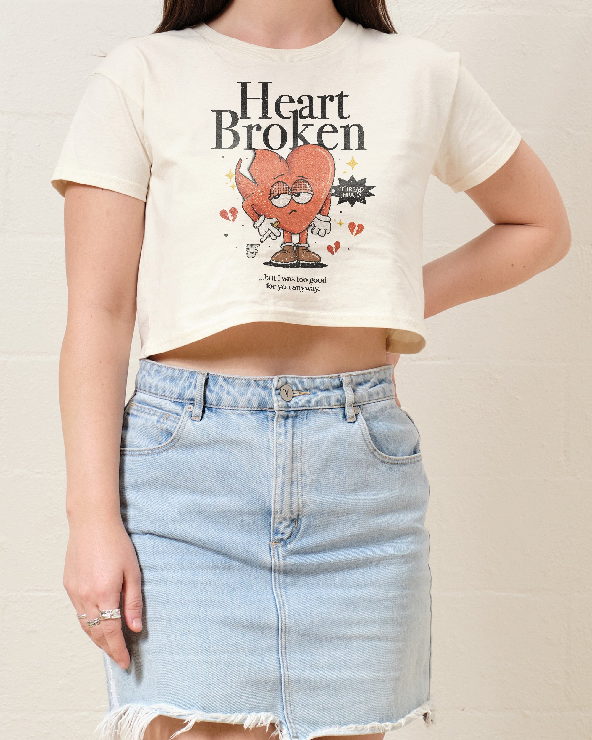 Heart Broken Crop Tee