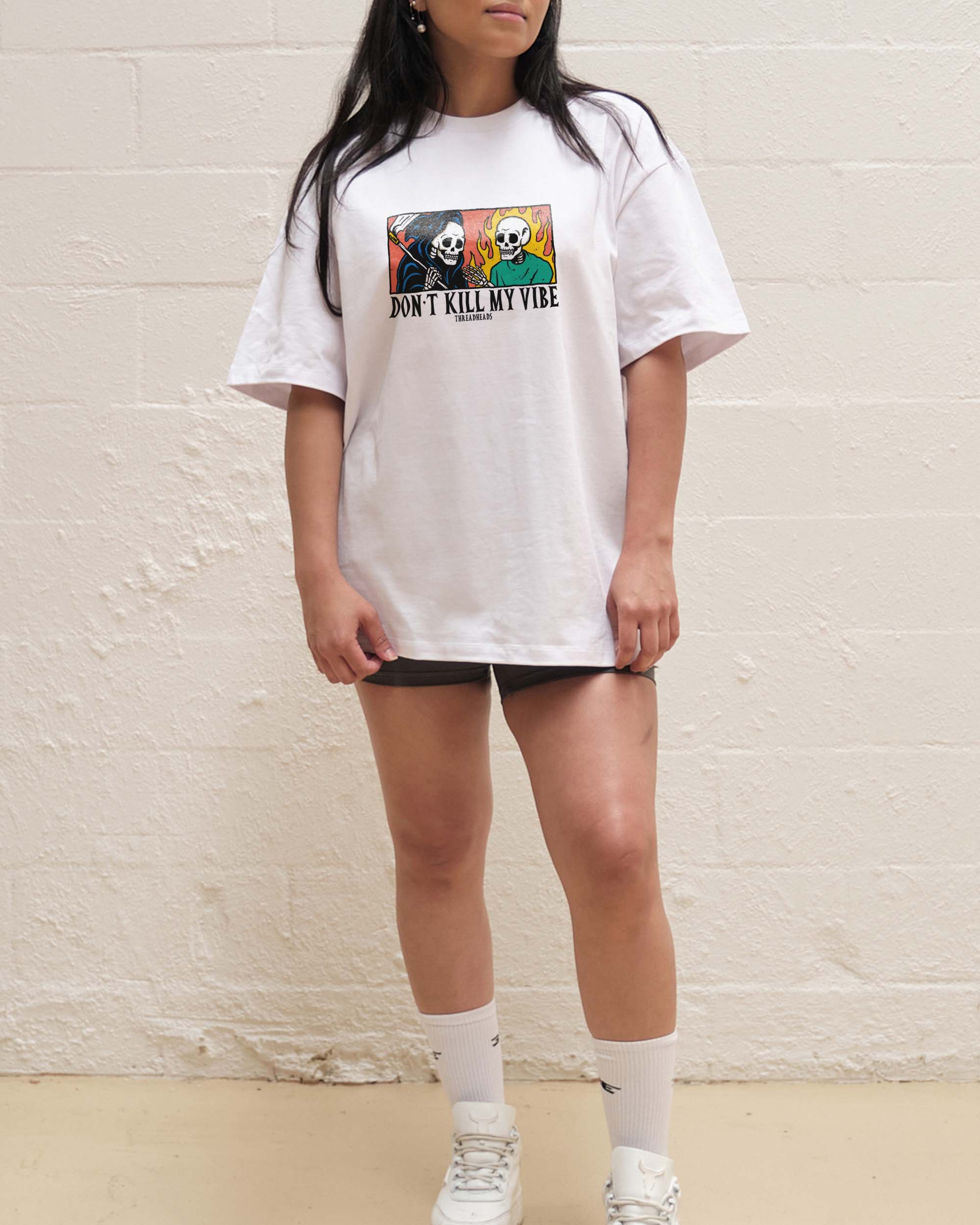 Don't Kill My Vibe Oversized Tee