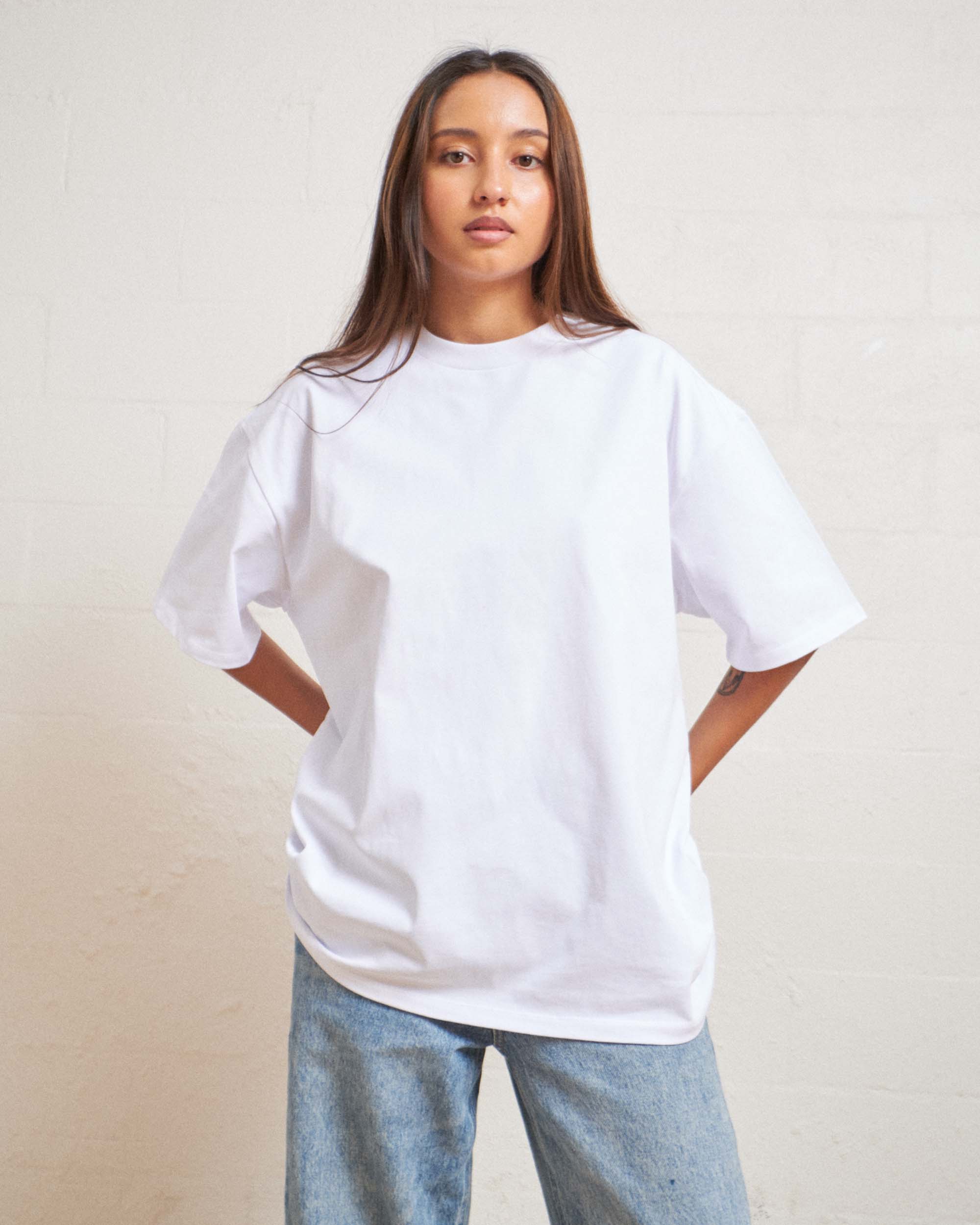 Oversized Tee 2-Pack: White