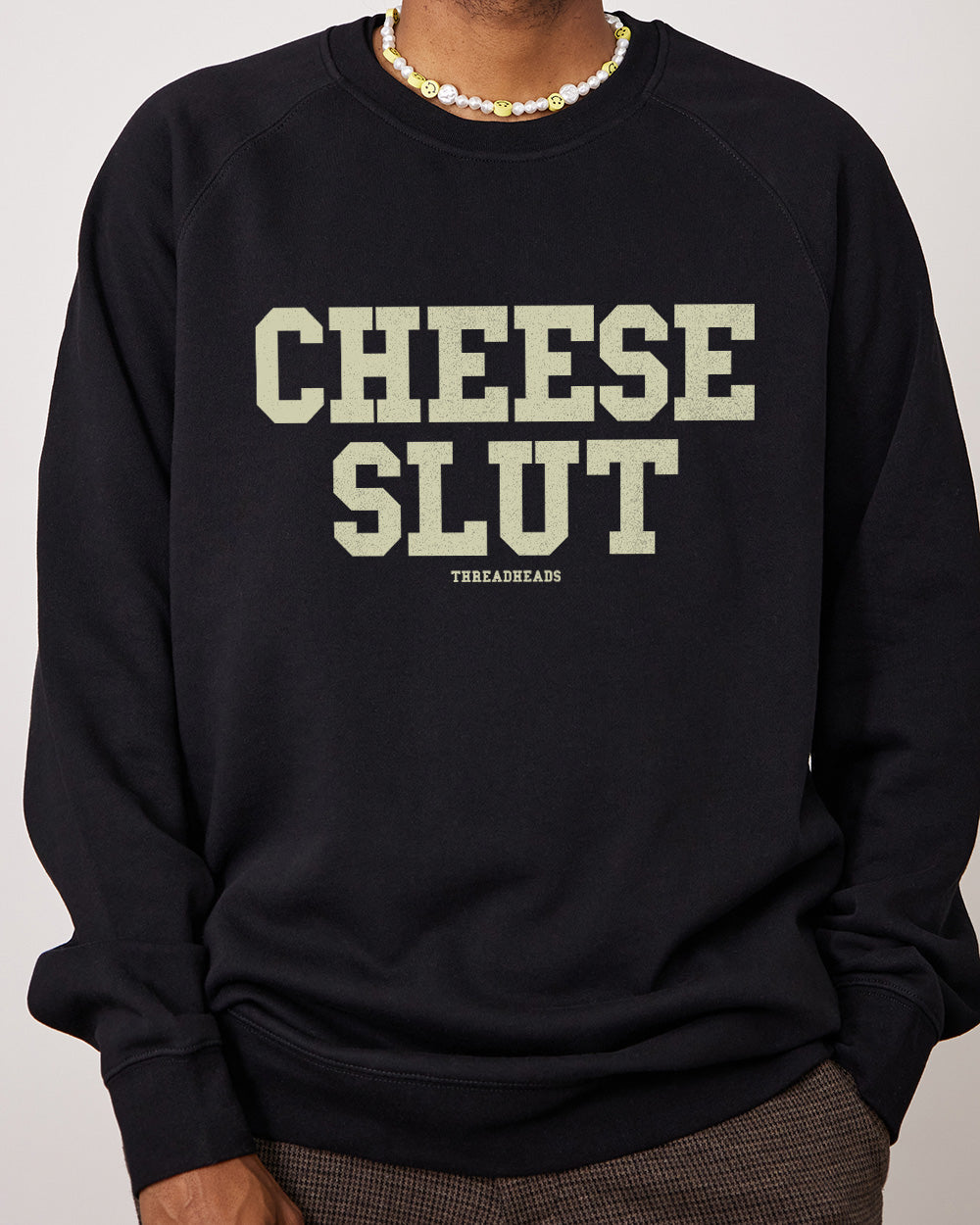 Cheese Slut Jumper Australia Online #colour_black