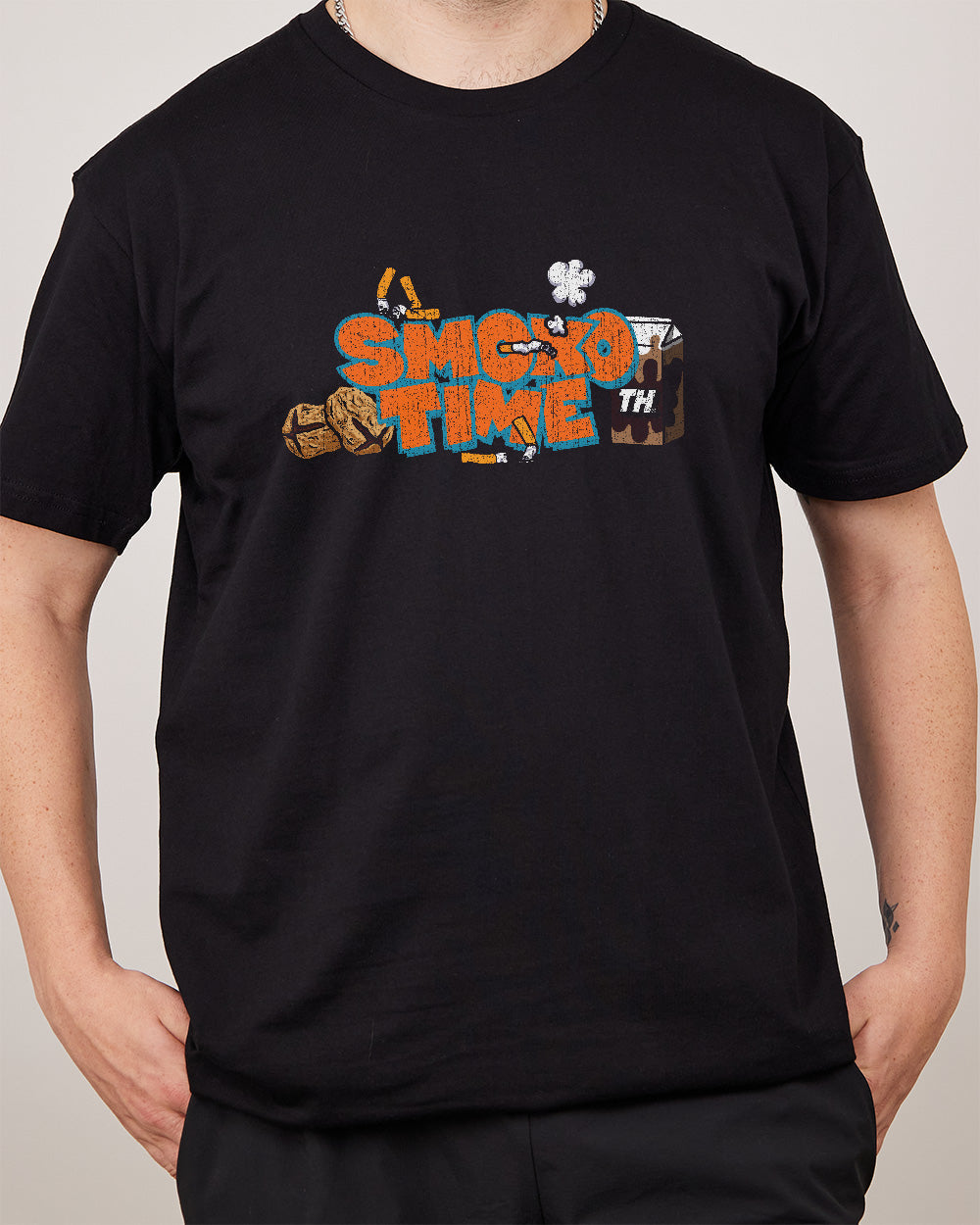 Still On Smoko T-Shirt Australia Online #colour_black