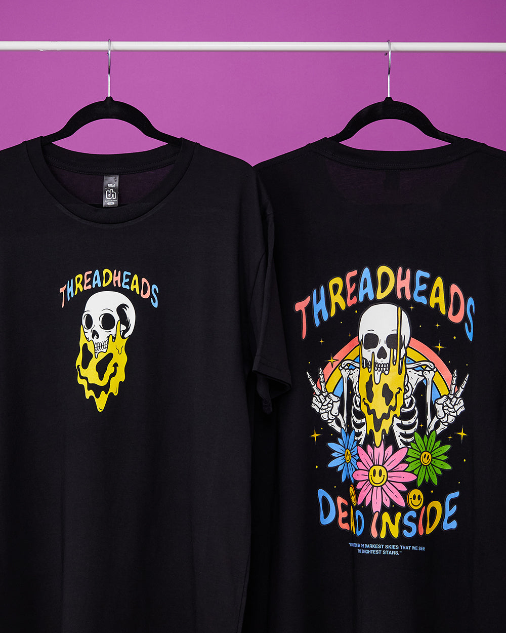 Melting Dead Inside T-Shirt Australia Online #colour_black