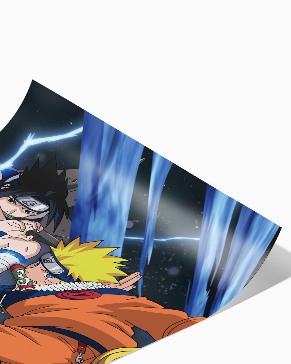 Naruto vs Sasuke Art Print