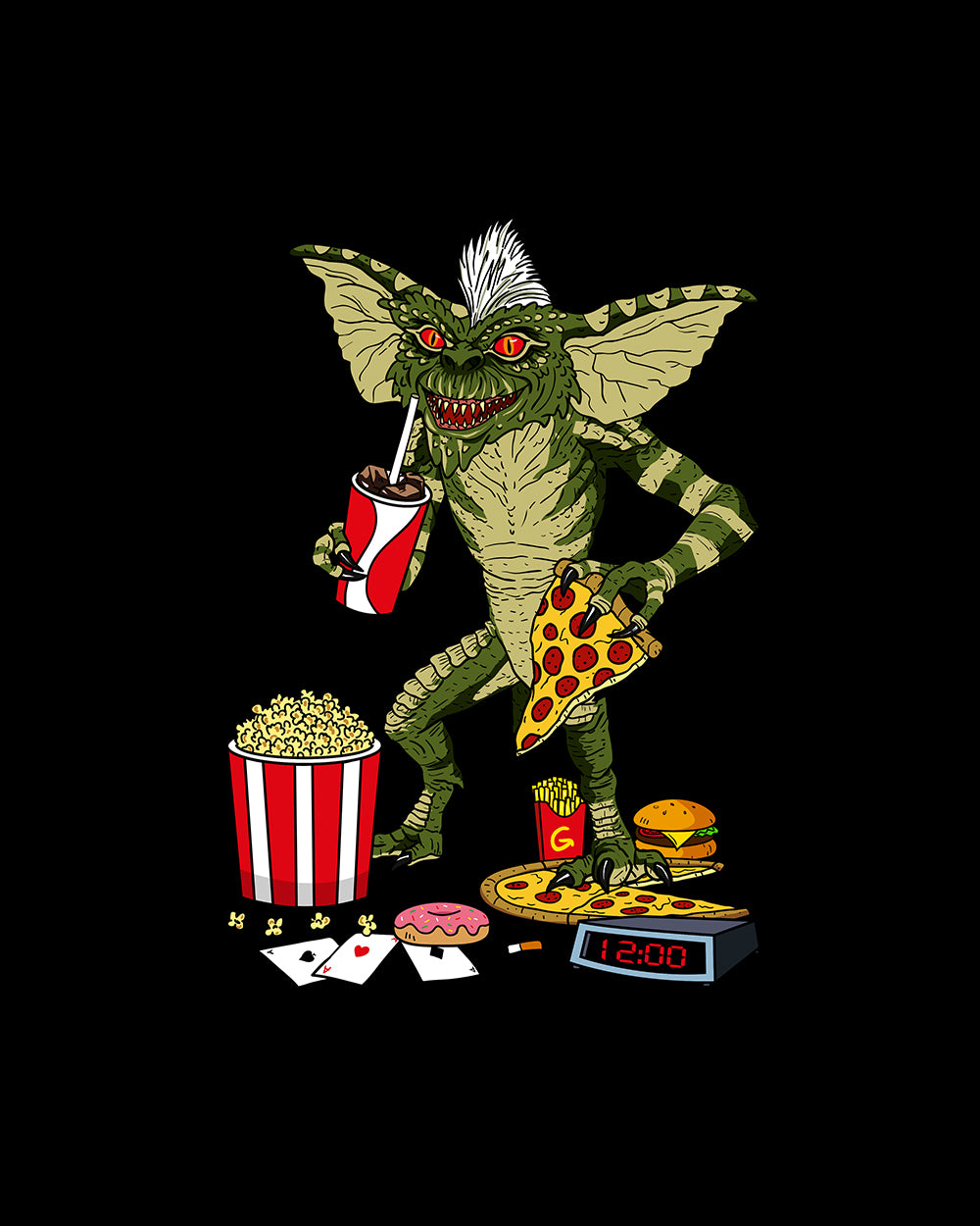 Gremlins Midnight Snack Long Sleeve