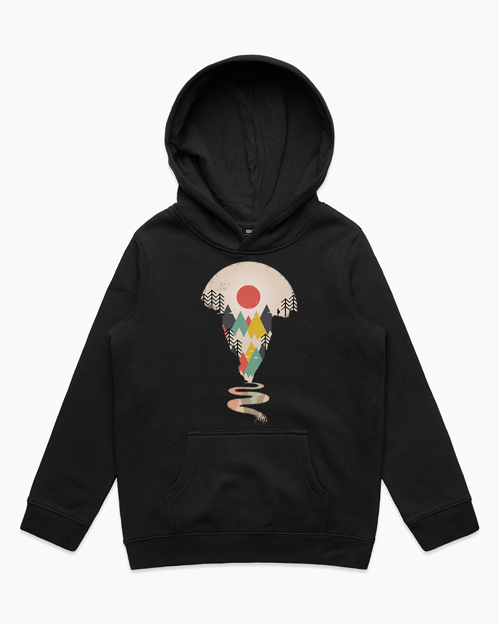 Exploring Landscapes Kids Hoodie Australia Online #colour_black