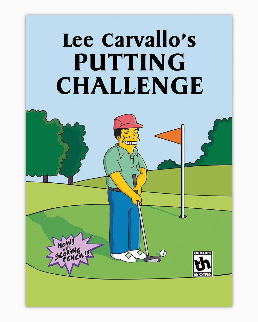 Lee Carvallo's Putting Challenge Art Print | Threadheads Exclusive