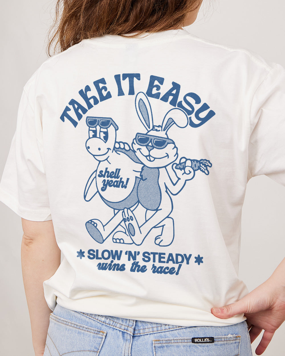 Take it Easy T-Shirt Australia Online #colour_natural