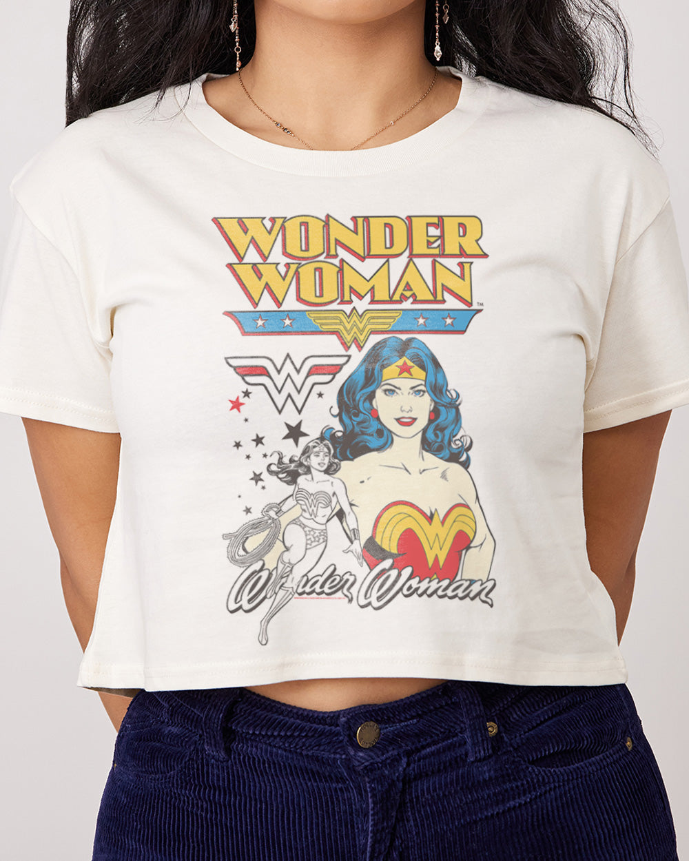 | | Official Wonder T-Shirt Threadheads Woman DC Merch Vintage